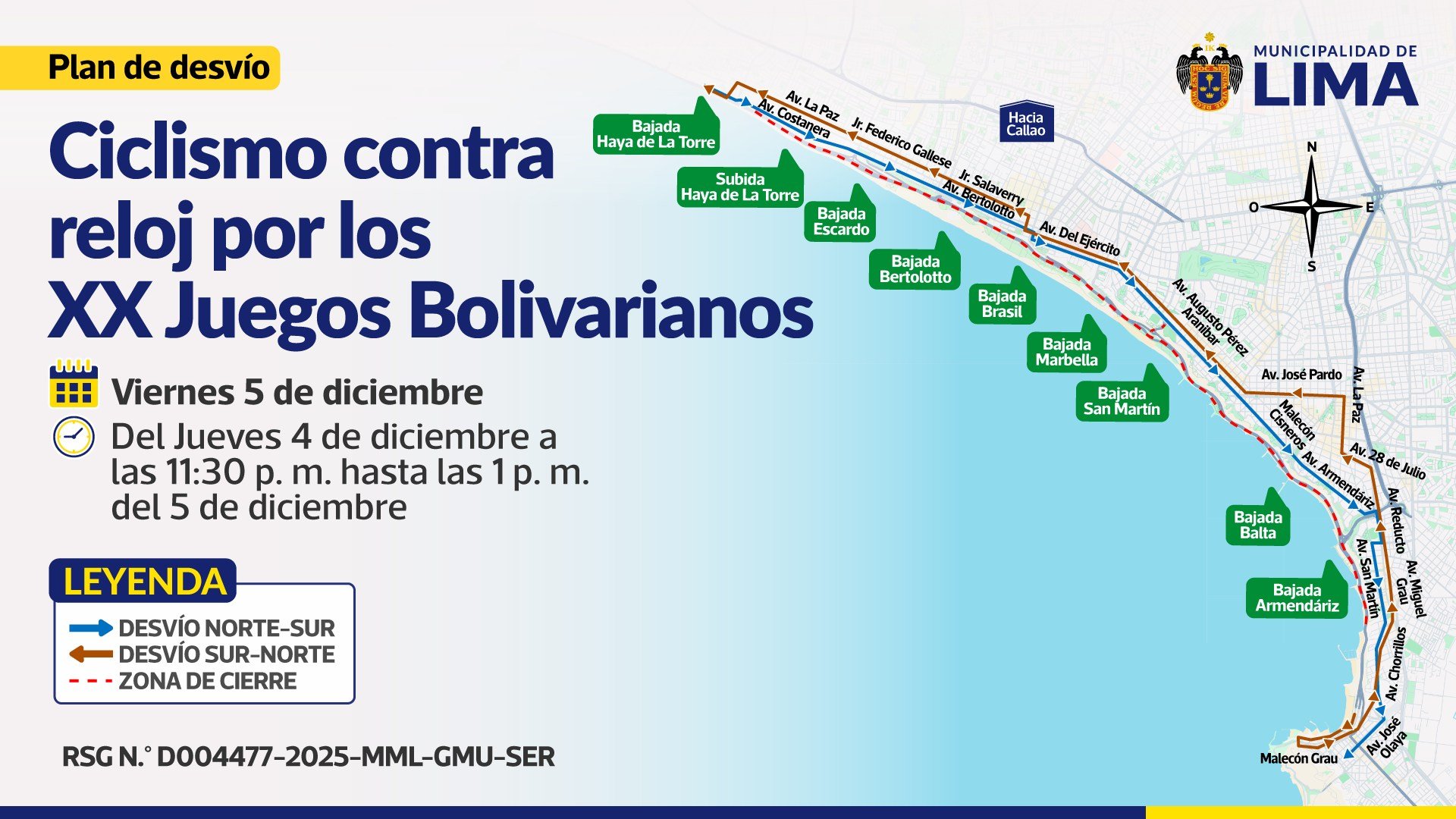 Plan de desvo vehicular.