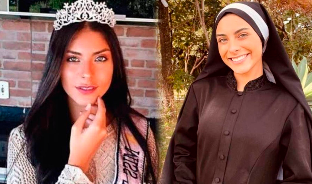 ¡De la pasarela al convento! ExMiss Brasil se volvió monja.