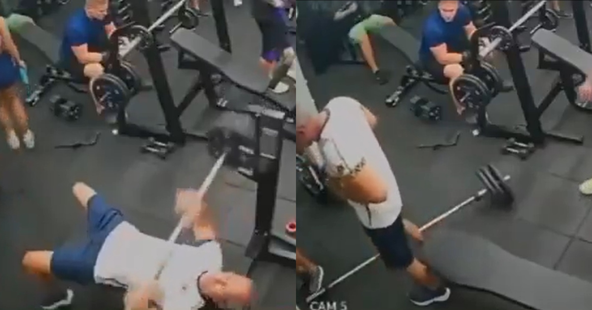 Hombre perdió la vida en un gimnasio: Caída de barra de pesas en tórax le provocó paro cardiorrespiratorio