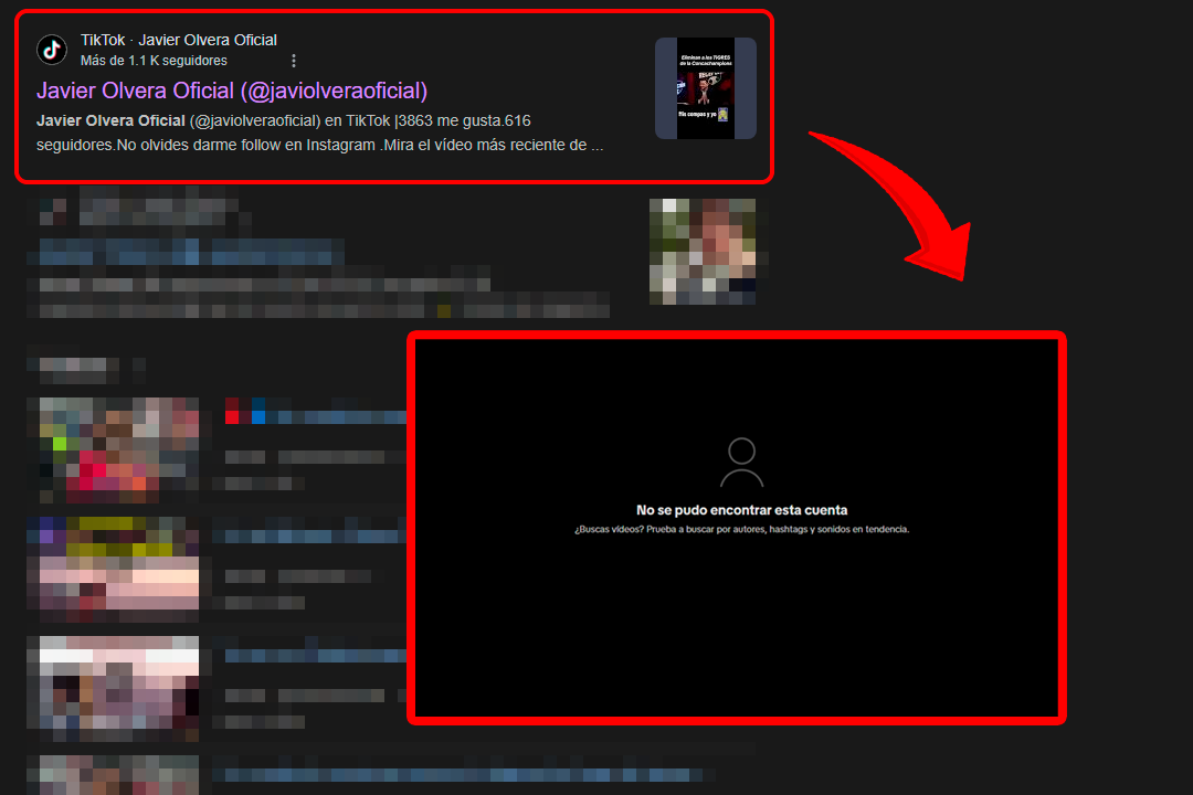 La página oficial del comunicador ha sido dada de baja.