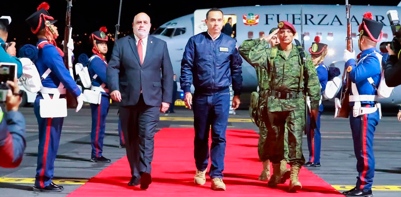 José Jerí arribó a Quito para ser parte del XVI Gabinete Binacional Perú-Ecuador