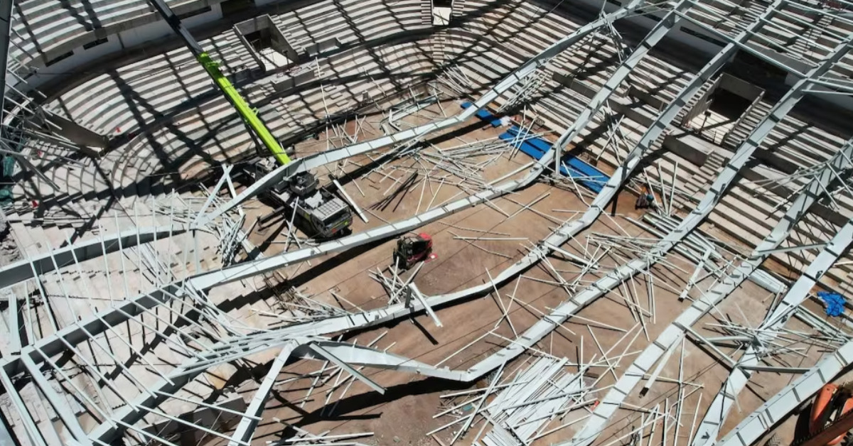 Puno: Obrero fallece y al menos nueve personas resultan heridos tras colapso de Coliseo de Salcedo