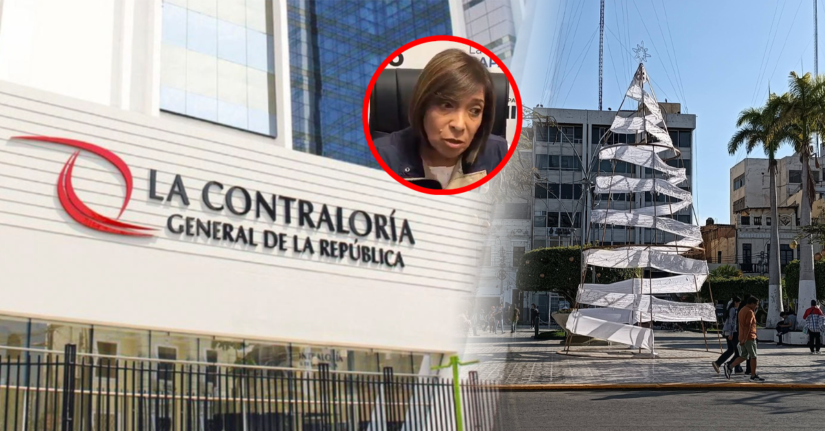 Contraloría detecta irregularidades en contrato del árbol navideño de Chiclayo valorizado en S/21 mil