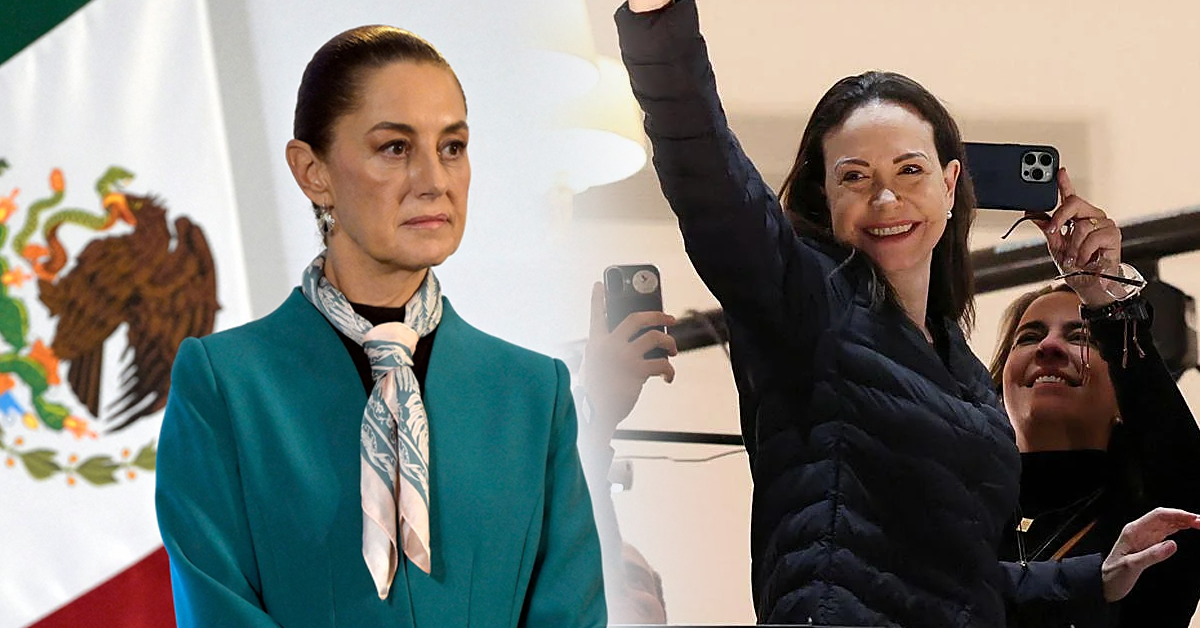 Claudia Sheinbaum lanza polémica declaración sobre el Nobel de la Paz para María Corina Machado