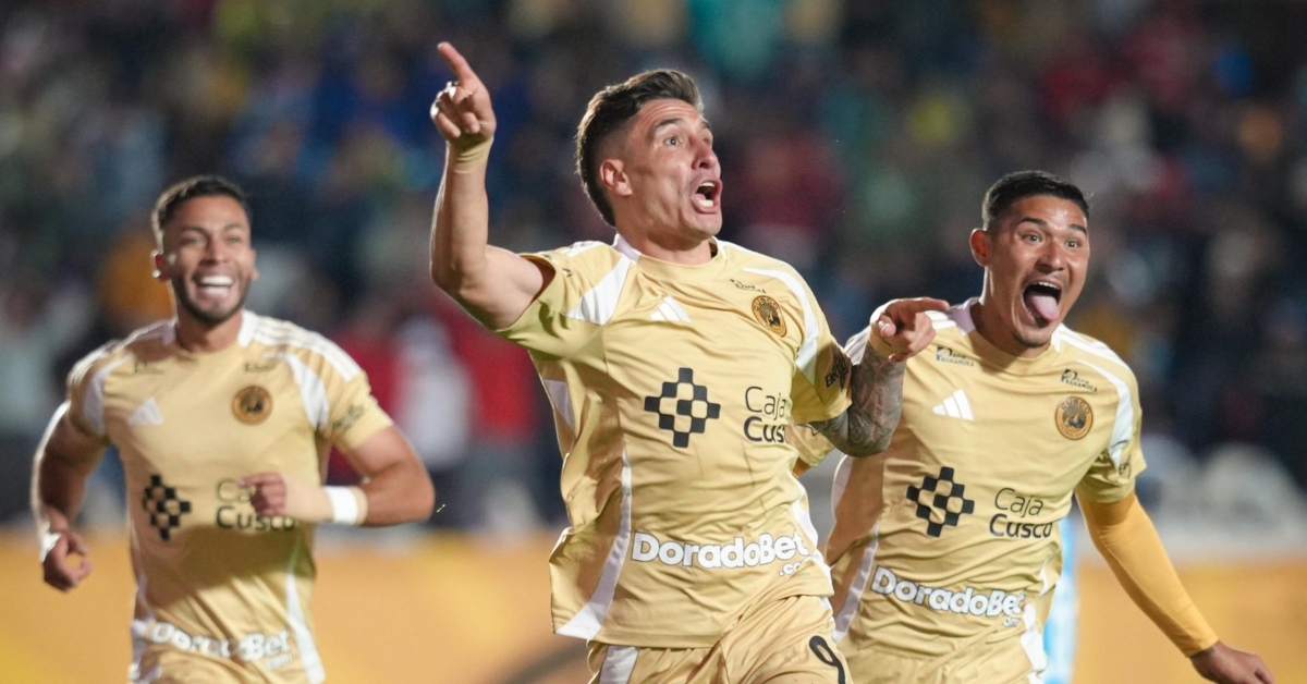Cusco FC remontó la serie ante Sporting Cristal y clasificó a fase de grupos de la Libertadores 2026