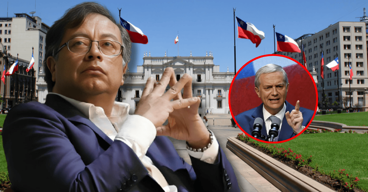 Chile emite nota de protesta a Colombia por críticas de Gustavo Petro a José Antonio Kast
