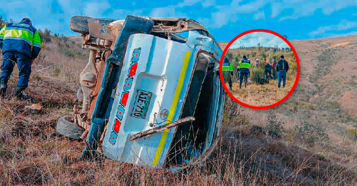 Accidente en Otuzco: Combi cae más 300 metros y deja a cuatro muertos y ocho heridos
