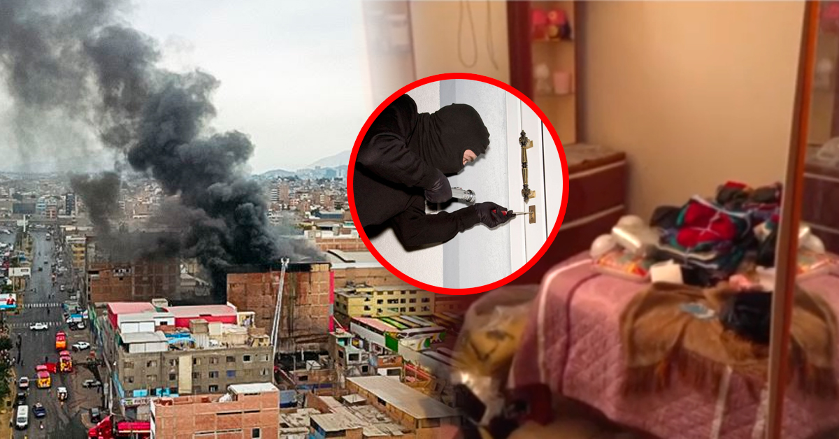 Sujetos aprovecharon incendio en almacén de La Victoria para robar dinero y pertenencias de vecinos