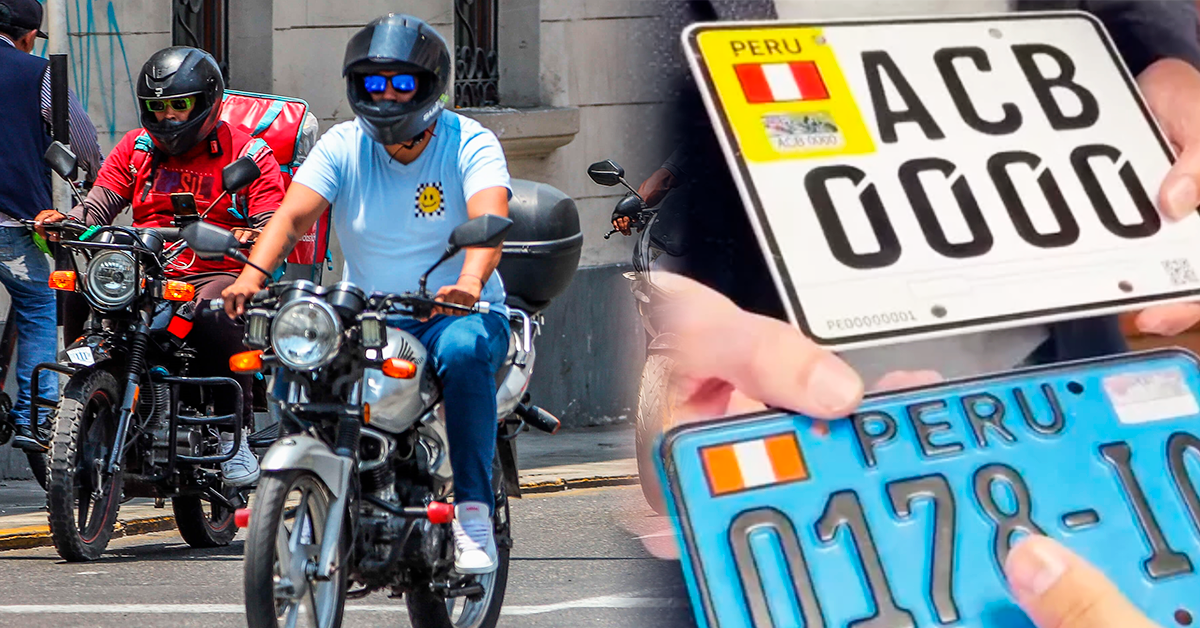 Atención motociclistas! Desde HOY es obligatorio el uso de placas con chip  para motos en el Perú - Exitosa Noticias
