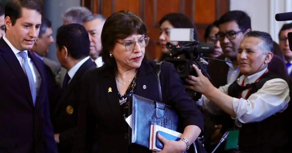 Delia Espinoza critica su inhabilitación por el Congreso: "Demuestran que actúan dictatorialmente"
