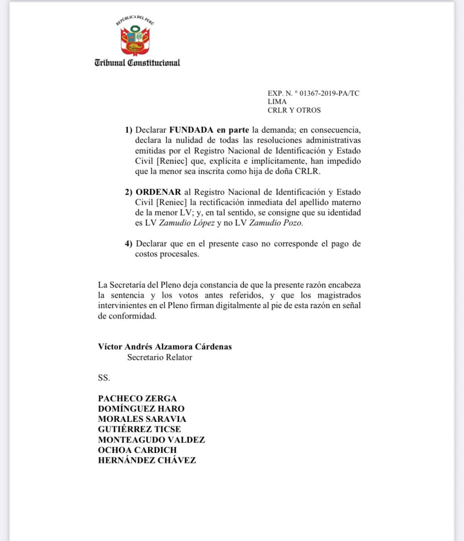 Resolución del TC sobre maternidad subrogada