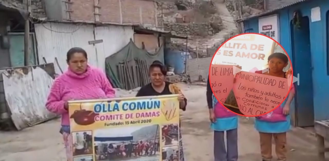 Noventa ollas comunes denuncian que Municipalidad de Lima no entregó vales de pavo: "No es justo"