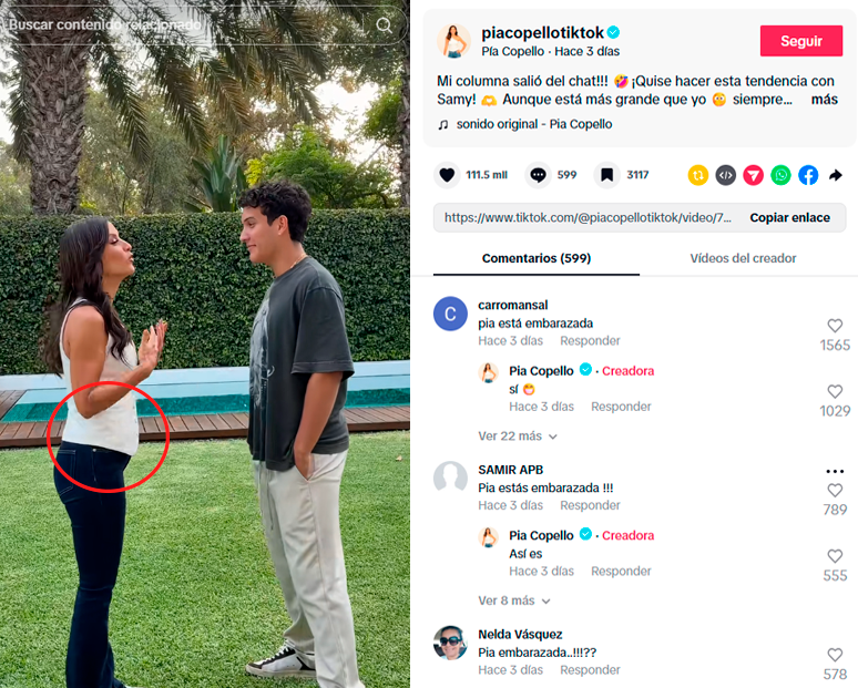 Video que desencaden� los rumores de Mar�a P�a embarazada.|