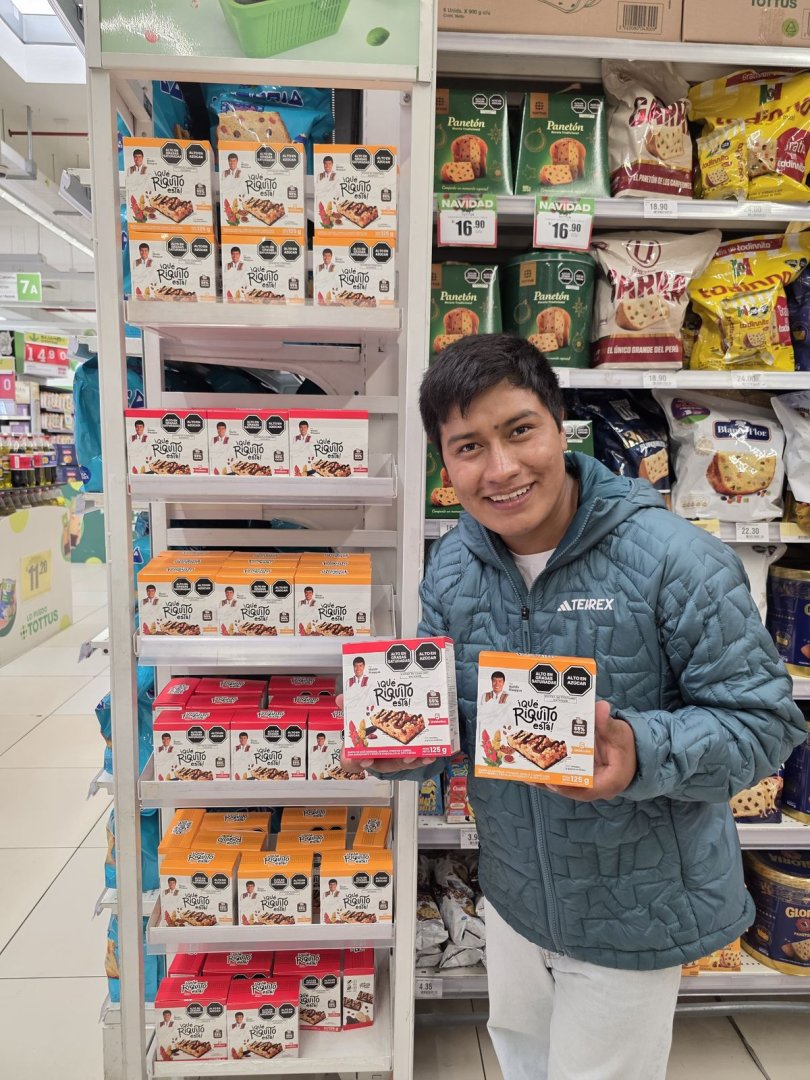 Waldir Maqque anunci� el lanzamiento de su propia marca de barras de cereal.
