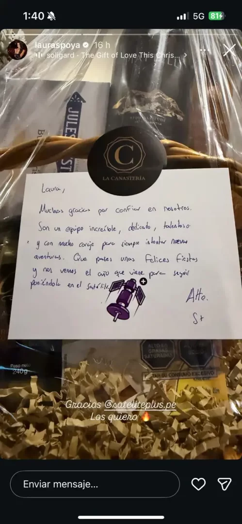 Canasta navide�a de Jefferson Farf�n.