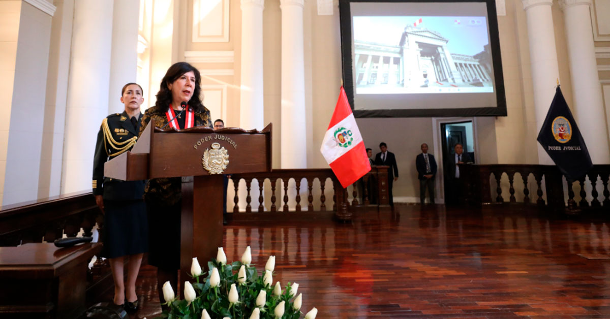 Janet Tello: "Hemos podido hacer frente a los ataques en cuanto a la independencia del Poder Judicial"