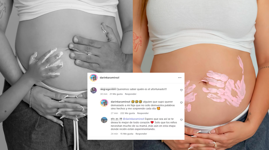 Darinka Ram�rez sobre qui�n ser�a el padre de su segundo beb�.