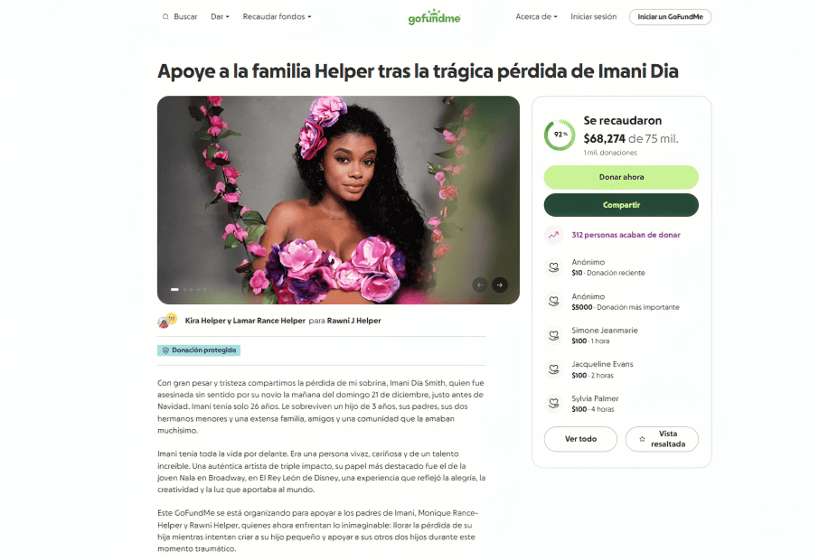 Familia de Imani Smith solicita apoyo mediante campa�a