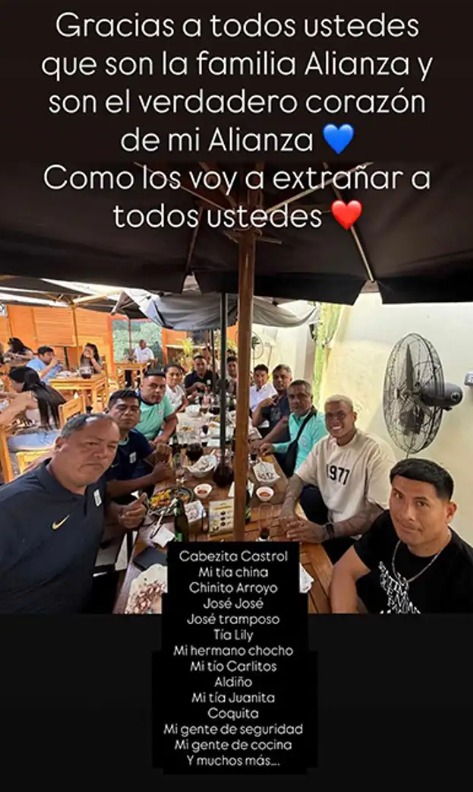 �ngelo Campos le dijo adi�s a Alianza Lima con emotivo mensaje.