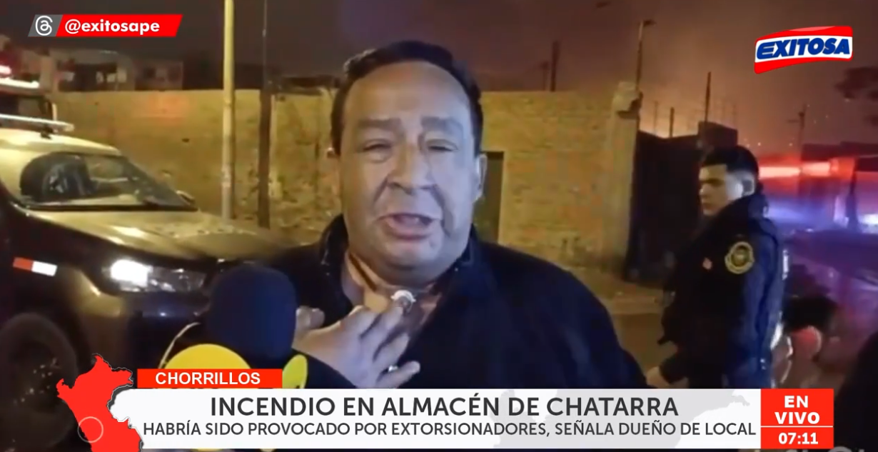 Due�o de almac�n denuncia extorsiones.