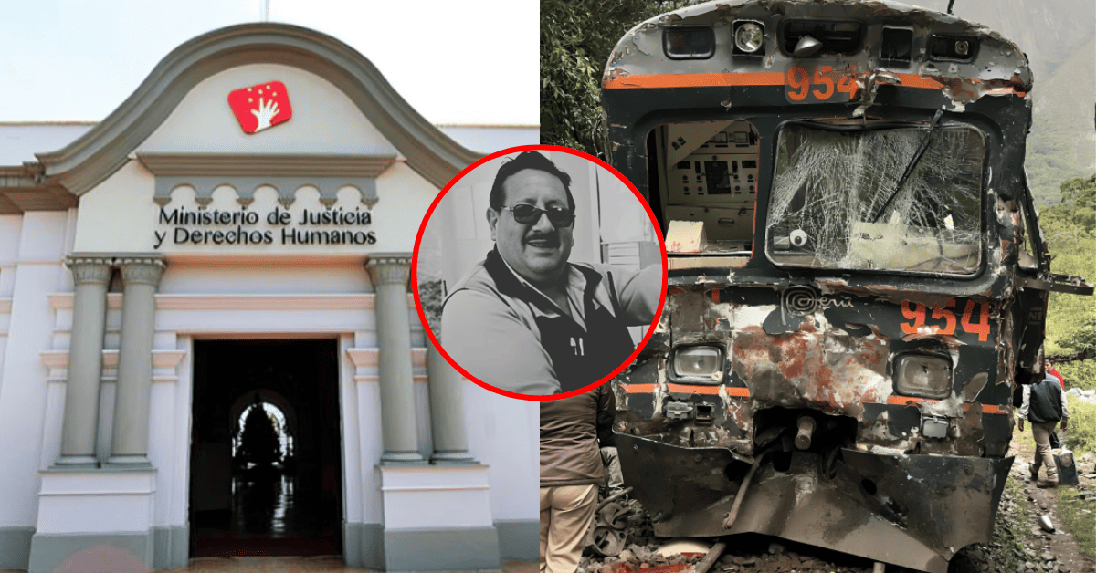 Tragedia en Cusco: Ministerio de Justicia ofrece defensa pública gratuita a deudos de fallecido en choque de trenes