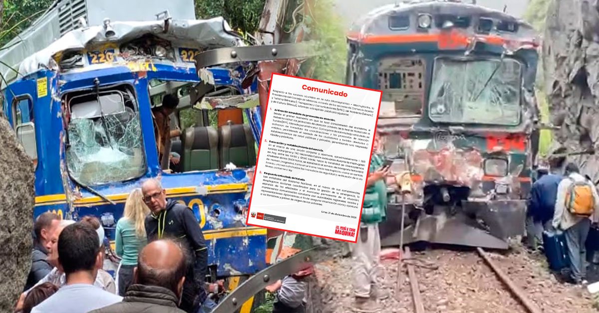 Tragedia en Cusco tras choque de trenes: Evacuaron a 2 mil turistas y restablecieron el servicio ferroviario