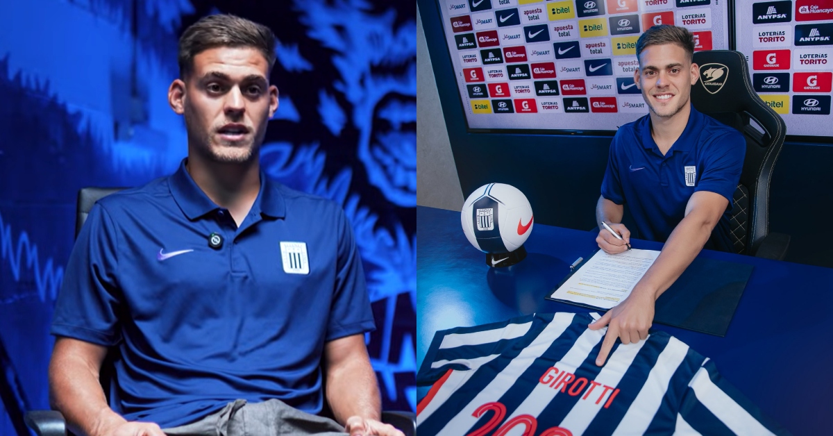 Federico Girotti ofreció sus primera palabras como jugador de Alianza Lima: "Es una oportunidad única"
