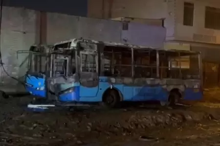 Atentado contra buses de empresa 'Estrella'