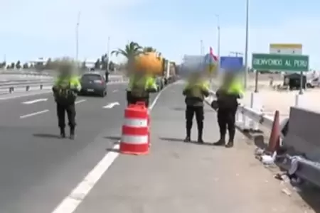 Camioneros acusan a la PNP de permitir ingreso irregular de migrantes al Per.