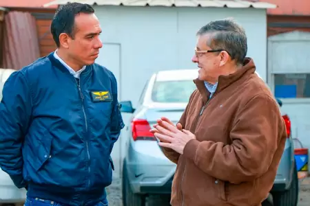 Presidente Jos Jer en reunin con dirigente transportista.