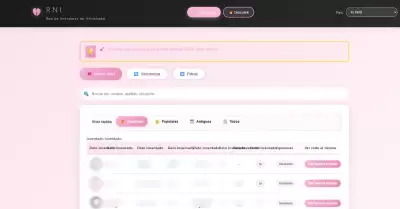 El Registro Nacional de Infieles