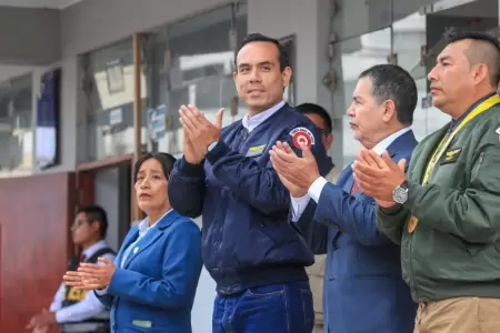 Presidente Jos Jer durante una de sus actividades en Caete.