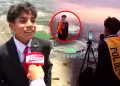 Pol Deportes: La historia del joven que narr la final de la Libertadores desde un cerro y suea con ser periodista
