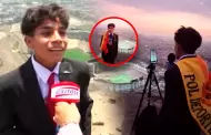 Pol Deportes: La historia del joven que narr la final de la Libertadores desde un cerro y suea con ser periodista