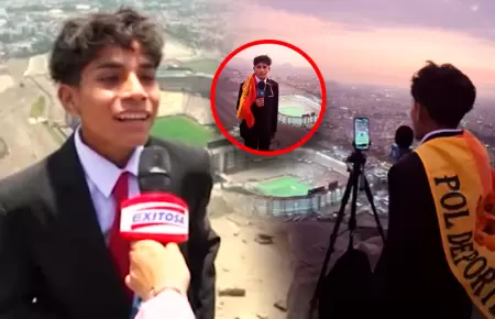 Cleiver Huamn, el joven que desde pequeo ya mostraba su talento como narrador