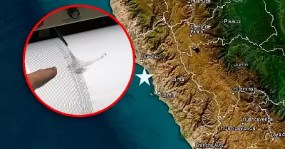 Sismo se sinti en diversas zonas de la capital.