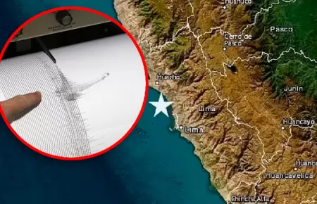 Sismo se sinti en diversas zonas de la capital.