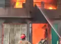 Villa El Salvador: Incendio de grandes proporciones consume una ferretera en la zona industrial