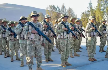 Se reforz el contingente policial y militar peruano en la frontera Per-Chile.