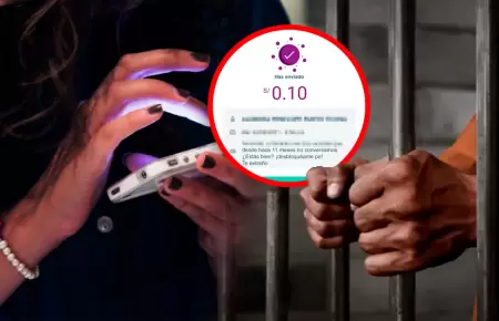 Condenado acosaba a su expareja a travs de pagos mnimos por Yape.