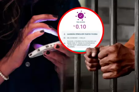Condenado acosaba a su expareja a travs de pagos mnimos por Yape.