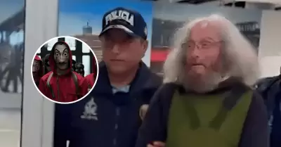 Extraditaron al Per a asaltante espaol que inspir serie "La Casa de Papel"
