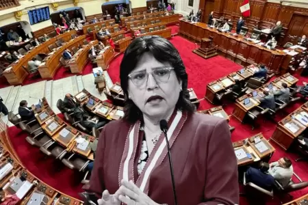 Delia Espinoza oficialmente qued inhabilitada a manos del Congreso.