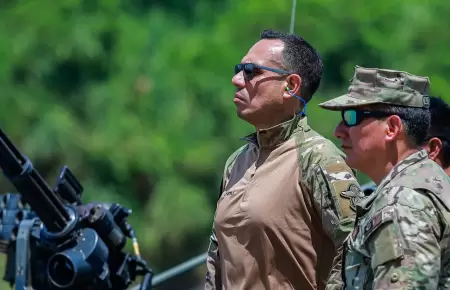 Jos Jer hizo un llamado a los soldados del VRAEM para enfrentar el crimen.