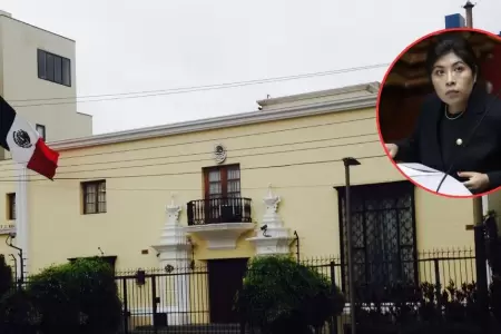 Betssy Chvez contina en la Embajada de Mxico en Lima.