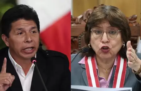 Pedro Castillo / Delia Espinoza.