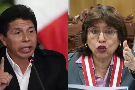 Pedro Castillo / Delia Espinoza.