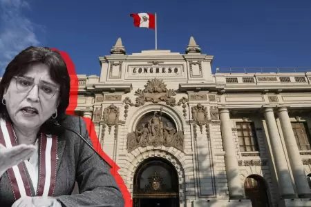 Delia Espinoza llega al Congreso para defenderse