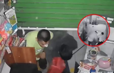 Delincuentes asaltan mercado en La Victoria y sustraen mercanca navidea