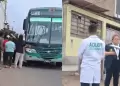 Atacan a balazos bus de Lnea 20 con pasajeros a bordo en Chorrillos: Chofer qued herido